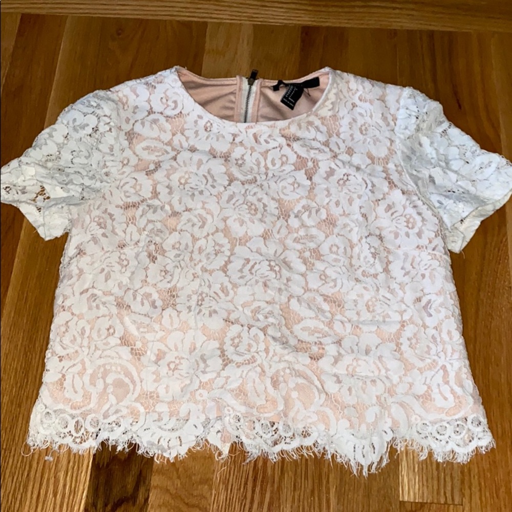 Forever 21 Lace Crop Top